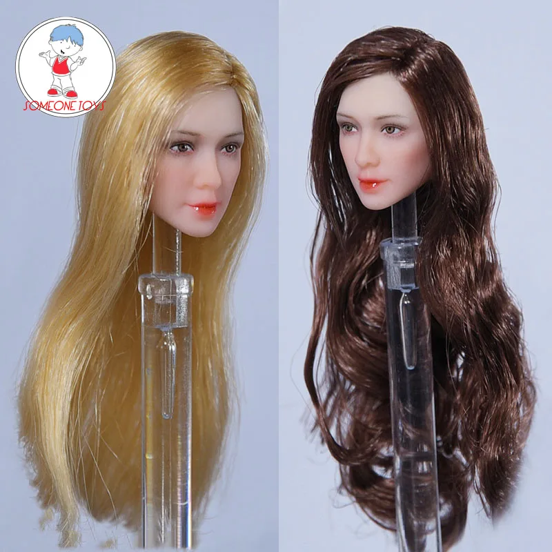 FG077 FG078 1/12 Phicen Female Head sculpt beautiful girl blond black curls hair Fit Pale 12" TBLeague Figure Body DIY dolls
FG077 FG078 1/12 Phicen Female Head sculpt beautiful girl blond black curls hair Fit Pale 12" TBLeague Figure Body DIY dolls