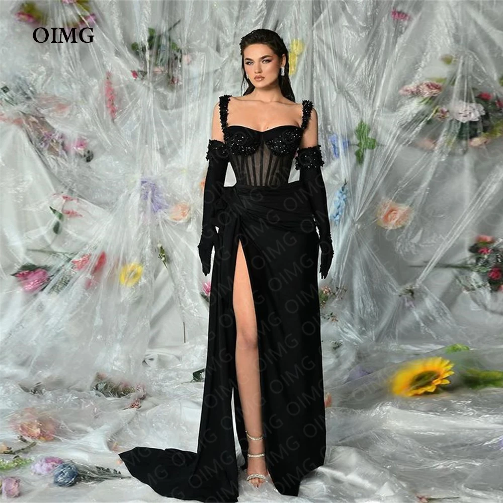 OIMG Newest Shiny Sequins Leg Slit Long Formal Evening Dresses Sleeveless Dubai Arabic Night Prom Gowns Formal Event Party Dress
OIMG Newest Shiny Sequins Leg Slit Long Formal Evening Dresses Sleeveless Dubai Arabic Night Prom Gowns Formal Event Party Dress