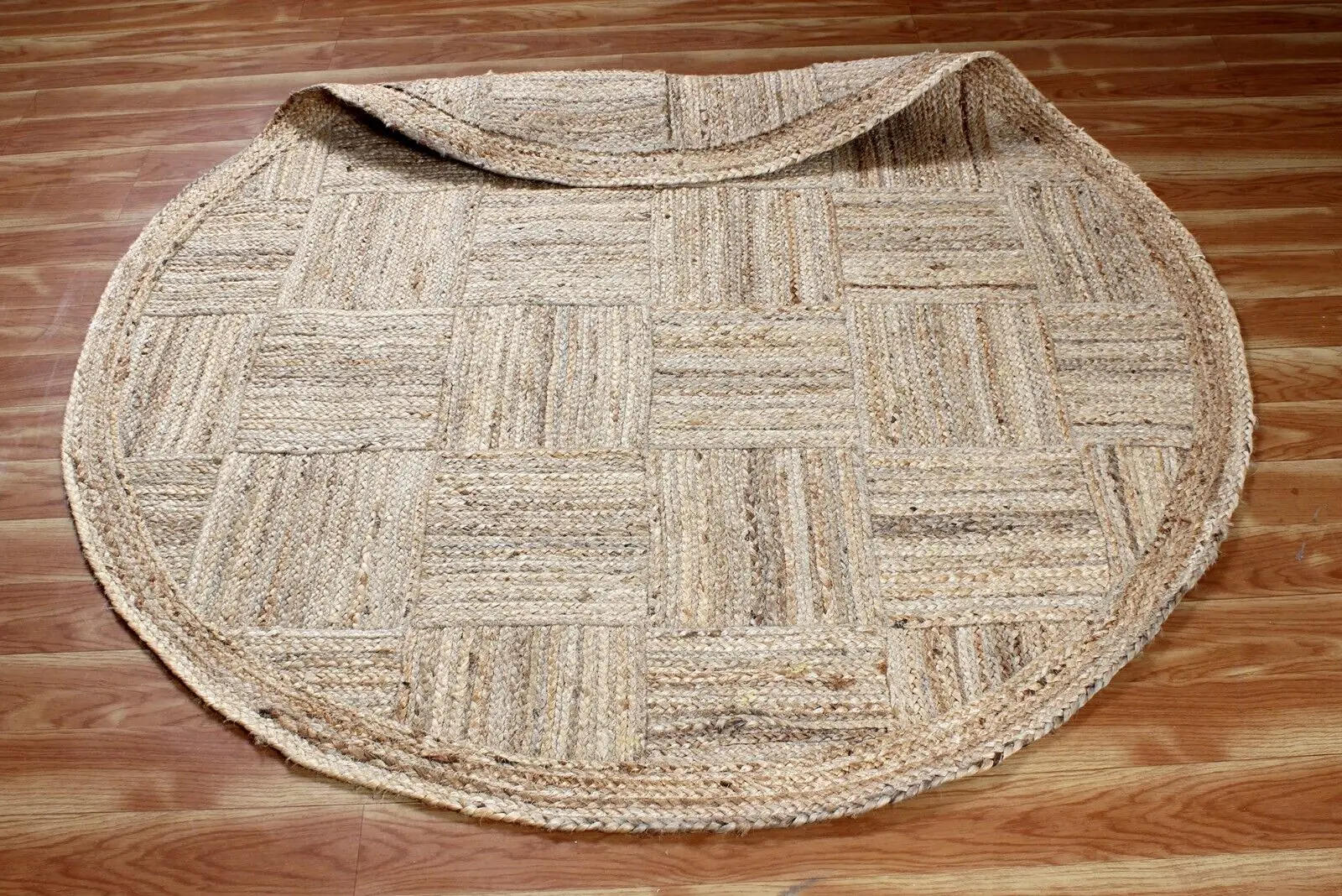 Rug Rustic Style Reversible Jute Carpet Handmade Braided Round Mat Mixed Weave Decorative Floor Carpet for Living Room
Rug Rustic Style Reversible Jute Carpet Handmade Braided Round Mat Mixed Weave Decorative Floor Carpet for Living Room