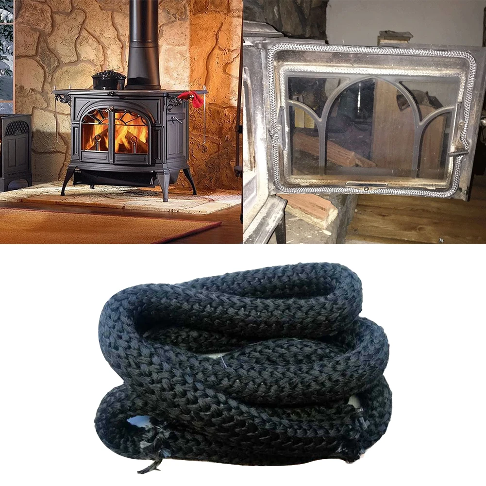 12/16mm Black Gasket Cord Stove Door Fireplace Cord 2.5m Fiberglass High Temperature Woodburner Sealing Rope Replacement
12/16mm Black Gasket Cord Stove Door Fireplace Cord 2.5m Fiberglass High Temperature Woodburner Sealing Rope Replacement
