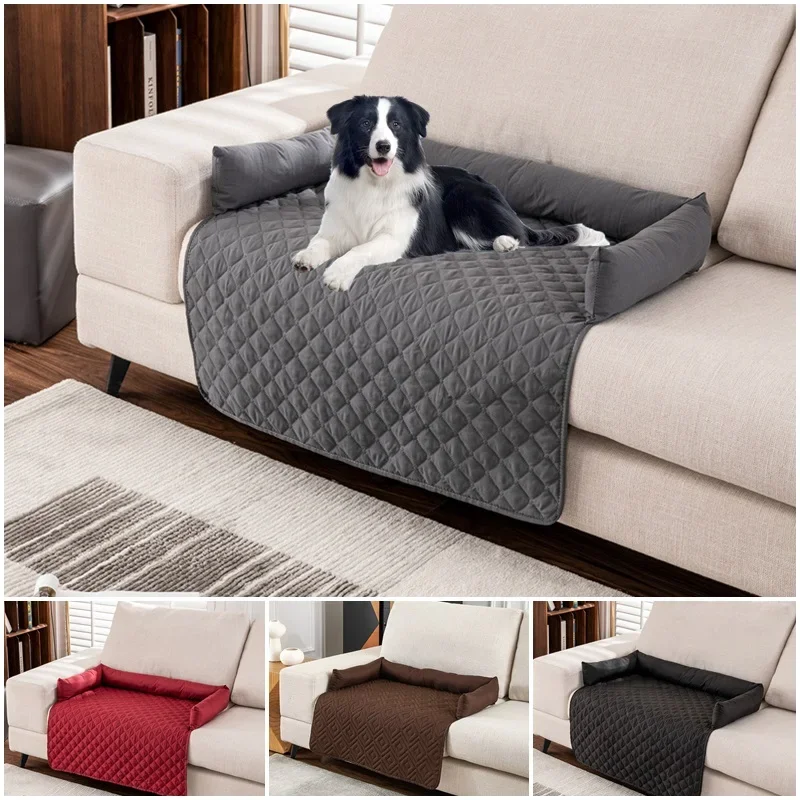 Pet Dog Bed Comfortable Dog Sofa Couch Waterproof Pet Bed Blanket Mat Pet Pad with Neck Pillow Cat Calming Nest for Indoor Home
Pet Dog Bed Comfortable Dog Sofa Couch Waterproof Pet Bed Blanket Mat Pet Pad with Neck Pillow Cat Calming Nest for Indoor Home