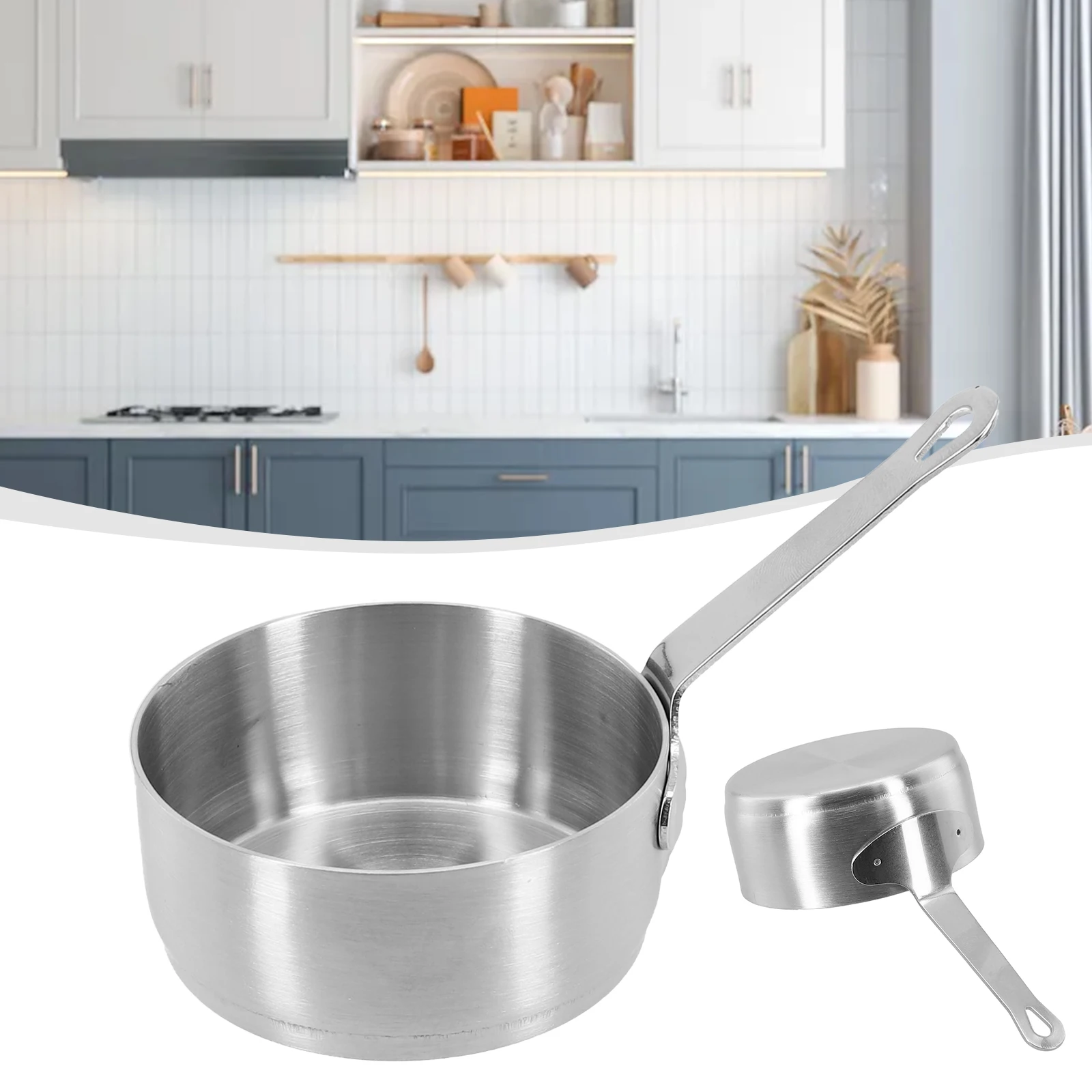 Stockpots Sauce Pan With A Hanging Hole Smooth Edge 60-100ml Kitchen Long Handle Milk Pot Non Stick High Quality
Stockpots Sauce Pan With A Hanging Hole Smooth Edge 60-100ml Kitchen Long Handle Milk Pot Non Stick High Quality