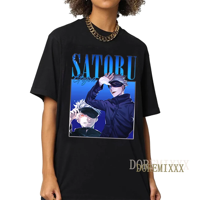 Funny Japanese Manga Satoru Gojo Jujutsu Kaisen Tshirt Men O Neck Short-Sleeve Casual T Shirt Cotton Tee Shirt Vintage Mens Tops
Funny Japanese Manga Satoru Gojo Jujutsu Kaisen Tshirt Men O Neck Short-Sleeve Casual T Shirt Cotton Tee Shirt Vintage Mens Tops