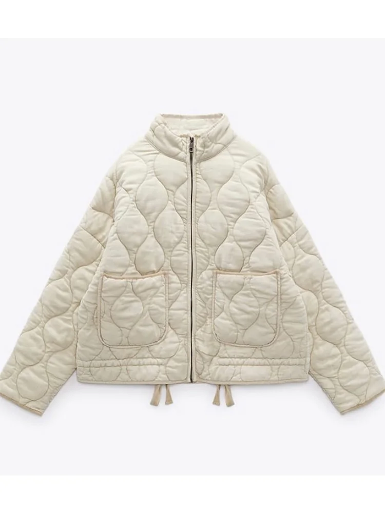 Women 2023 Winter Fashion Pocket With Drawstring Warm Cotton Coat Vintage Long Sleeve Zipper Female Outerwear Tops
Women 2023 Winter Fashion Pocket With Drawstring Warm Cotton Coat Vintage Long Sleeve Zipper Female Outerwear Tops
