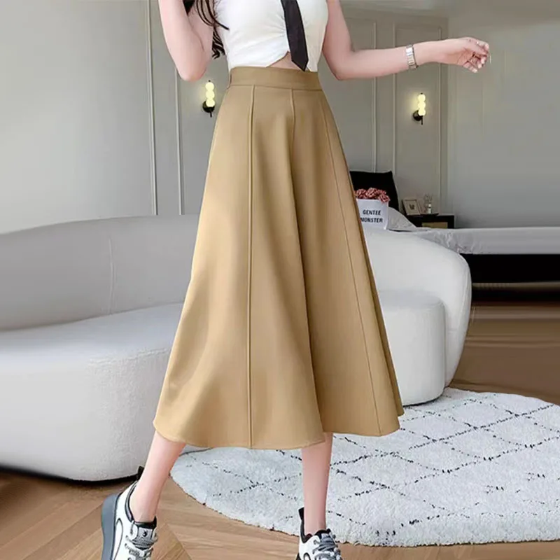 Women's Vintage High Waist Pleated Skirts, Casual Long Skirt for Ladies, Elegant A -line Skirts, Spring, Autumn Fashion, 2023
Women's Vintage High Waist Pleated Skirts, Casual Long Skirt for Ladies, Elegant A -line Skirts, Spring, Autumn Fashion, 2023