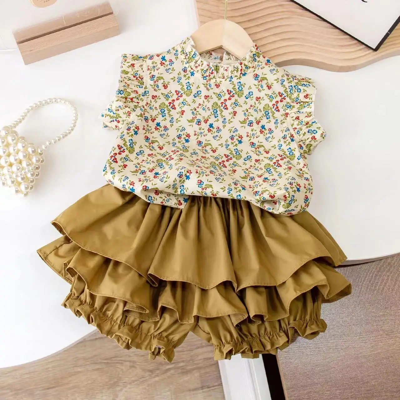 Girl Sweet Princess 2pcs Suits Children Baby Kids Summer Sleeveless Flower Shirt+ Pantskirt Pants Sets
Girl Sweet Princess 2pcs Suits Children Baby Kids Summer Sleeveless Flower Shirt+ Pantskirt Pants Sets