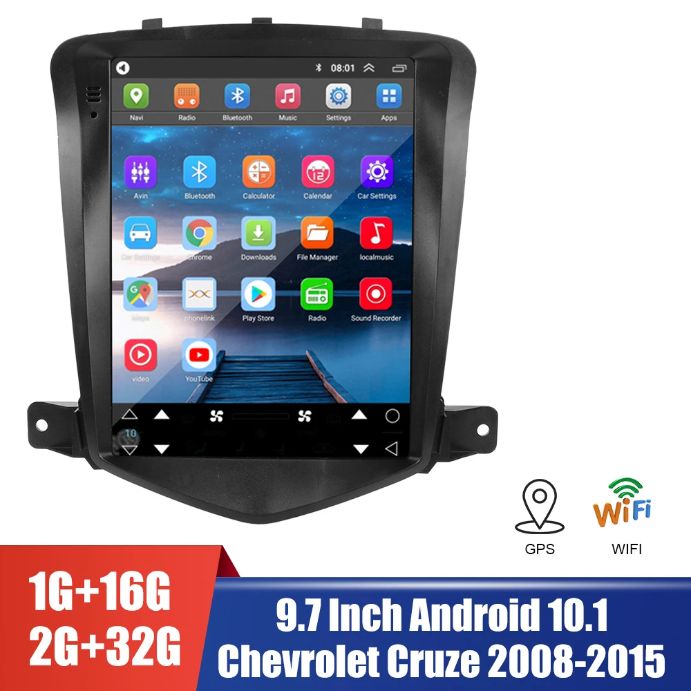 GPS Bluetooth WiFi MP5 Player For Chevrolet Cruze 2008-2015 Hands-free Android 10.1 FM Receiver Car Radio 2 Din 9.7 Inch
GPS Bluetooth WiFi MP5 Player For Chevrolet Cruze 2008-2015 Hands-free Android 10.1 FM Receiver Car Radio 2 Din 9.7 Inch