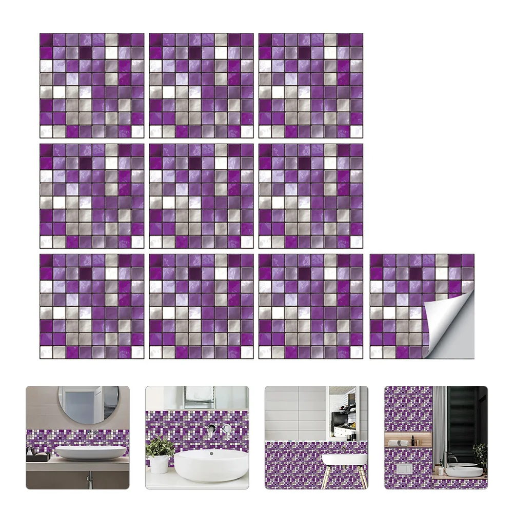 Vicasky Tile Stickers Mosaic Wall Tile Stickers Peel Stick Floor Removable Art Diy Murals Self Adhesive Decals Home Decorative
Vicasky Tile Stickers Mosaic Wall Tile Stickers Peel Stick Floor Removable Art Diy Murals Self Adhesive Decals Home Decorative