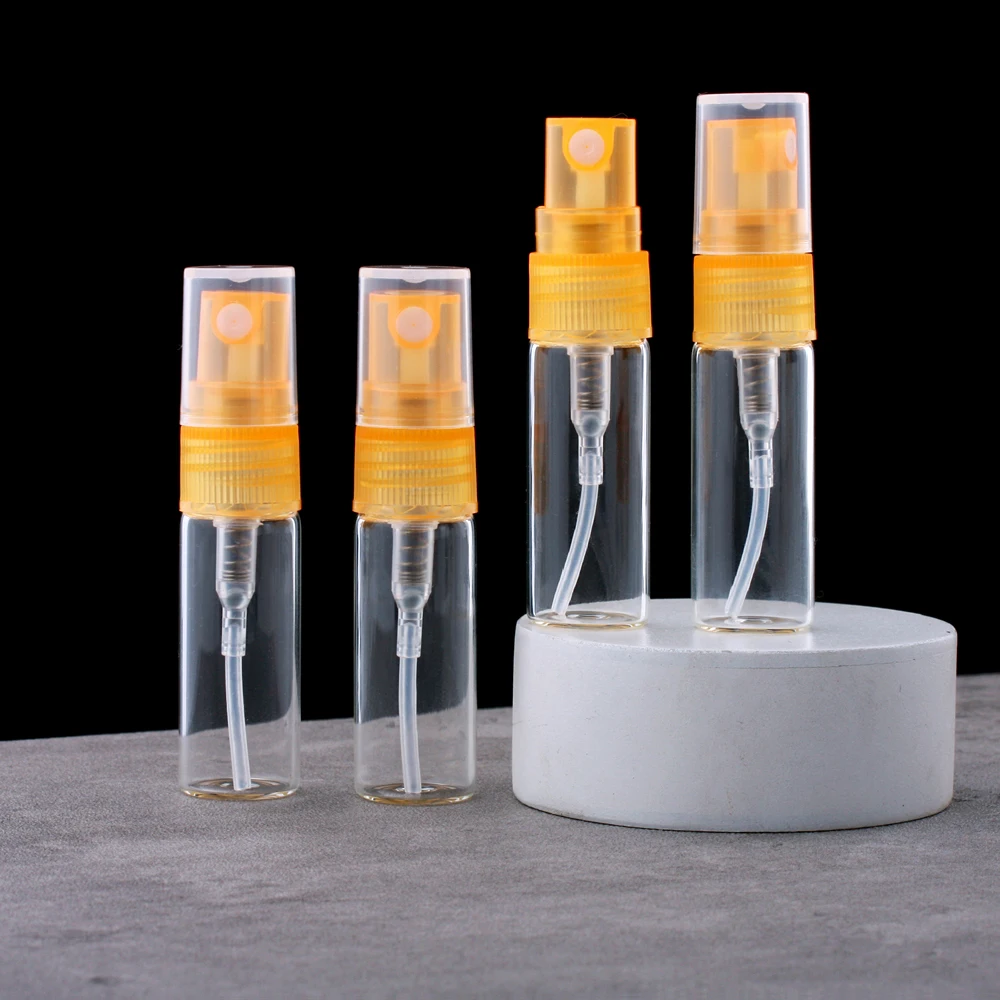 3ml Orange Mini Refillable Perfume Bottles Portable Glass Spray Bottles Empty Glass Vials For Perfume Bottle Sample
3ml Orange Mini Refillable Perfume Bottles Portable Glass Spray Bottles Empty Glass Vials For Perfume Bottle Sample