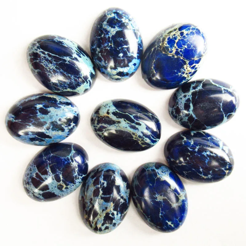 Free Shipping 8Pcs 25x18mm Royal Blue Sea Sediment Jasper Oval Cabochon DIY Jewelry Making Ring Bracelet Accessories Wholesale
Free Shipping 8Pcs 25x18mm Royal Blue Sea Sediment Jasper Oval Cabochon DIY Jewelry Making Ring Bracelet Accessories Wholesale