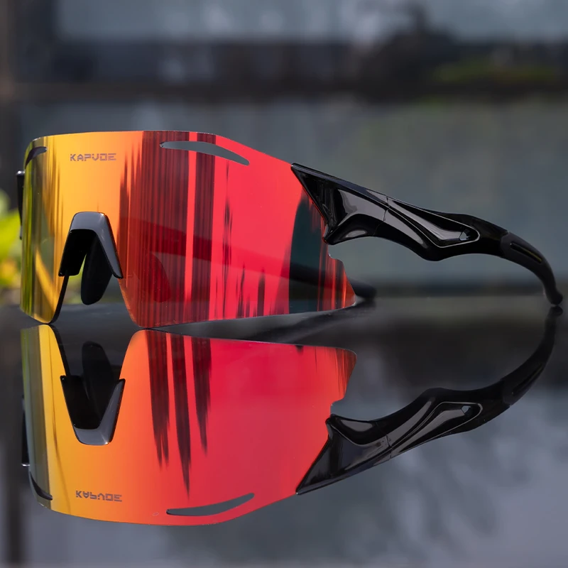 

Спортивные велосипедные солнцезащитные очки KAPVOE, UV400, мужские велосипедные очки, велосипедные очки для горного велосипеда, женские дорожные очки, поляризованные очки для рыбалки