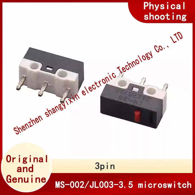 

MS-002 Three-pin in-line handless microswitch Mouse switch Reset motor button JL003-3.5