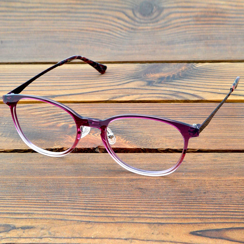 Handcrafted Round Fashion Black and Pink Comfort Nose Pads Optical Frame Custom Photochromic,Progressive Myopia Reading Glasses
Handcrafted Round Fashion Black and Pink Comfort Nose Pads Optical Frame Custom Photochromic,Progressive Myopia Reading Glasses