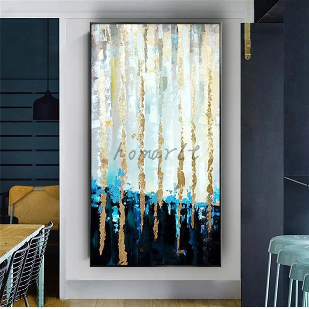 Top Original Large Mural Modern 100% Handmade Abstract Oil Painting On Canvas Gold Stripe Silver Texture Wall Art For Home Decor
Top Original Large Mural Modern 100% Handmade Abstract Oil Painting On Canvas Gold Stripe Silver Texture Wall Art For Home Decor