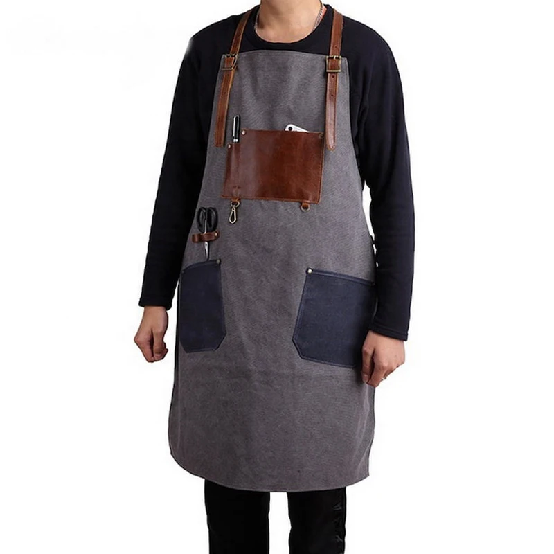 A kitchen apron Stain resistant waterproof apron Barbecue Clean Fashion home High quality premium thick waxed canvas apron
A kitchen apron Stain resistant waterproof apron Barbecue Clean Fashion home High quality premium thick waxed canvas apron