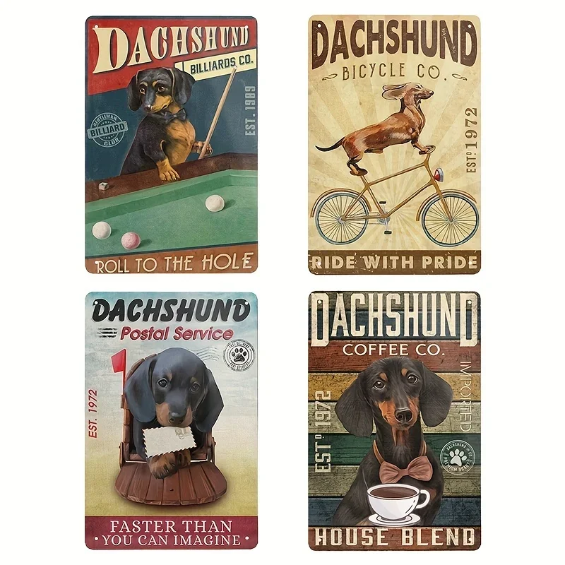 Vintage Retro Metal Tin Sign, Interesting Dachshund Sign, for Cafes Bars Pubs Shop Wall Decor Motorcycle Garage Decor Posters
Vintage Retro Metal Tin Sign, Interesting Dachshund Sign, for Cafes Bars Pubs Shop Wall Decor Motorcycle Garage Decor Posters
