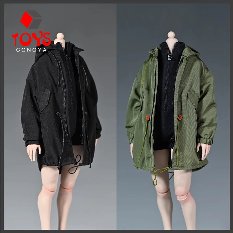 1/6 Scale Female Hoodie Zipper Windbreak Loose Coat Military Style Jacket Clothes Model Fit 12'' Soldier Action Figure Body
1/6 Scale Female Hoodie Zipper Windbreak Loose Coat Military Style Jacket Clothes Model Fit 12'' Soldier Action Figure Body