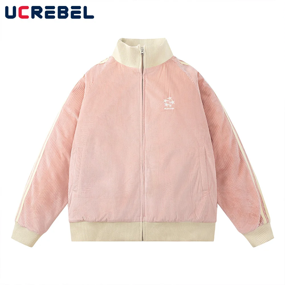 Five-pointed Star Embroidery Corduroy Padded Jacket Mens Spliced Streetwear Winter Raglan Sleeve Stand Collar Thick Outerwear
Five-pointed Star Embroidery Corduroy Padded Jacket Mens Spliced Streetwear Winter Raglan Sleeve Stand Collar Thick Outerwear