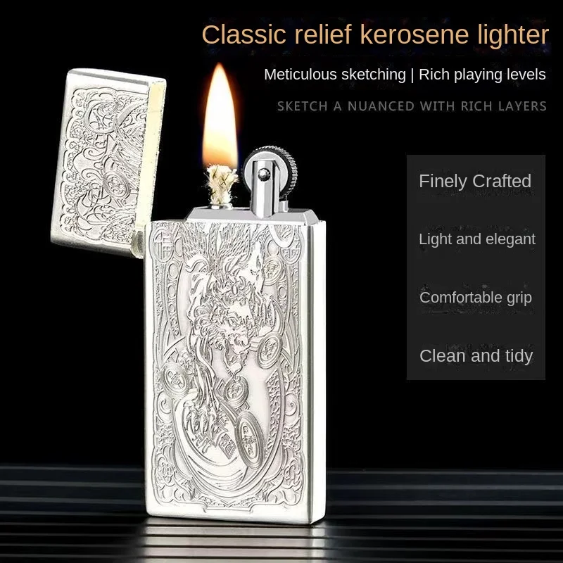 Vintage kerosene lighters, old-fashioned grinding wheels, windproof creativity, and wealth Tang Cao 
Vintage kerosene lighters, old-fashioned grinding wheels, windproof creativity, and wealth Tang Cao