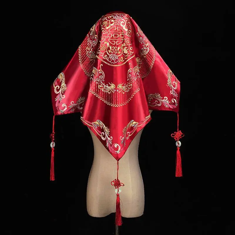1Pc Women Red Endshield Bridal Wedding Chinese Style Exquisite Red Embroidered Endshield Female Tassel Decoration Endshield
1Pc Women Red Endshield Bridal Wedding Chinese Style Exquisite Red Embroidered Endshield Female Tassel Decoration Endshield