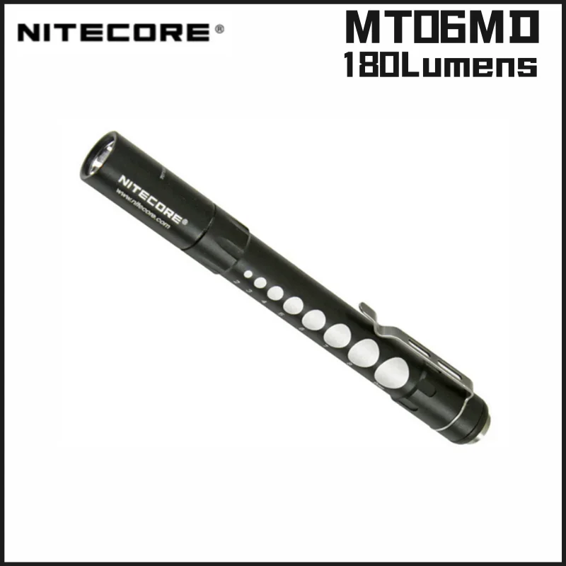 

NITECORE MT06MD Professional Medical Flashlight 180 Lumens Nichia 219B LED Power By 2* AAA batteries Medical Inspection Light