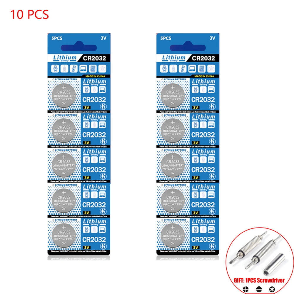 NEW CR2032 3V Lithium Button Battery BR2032 BR2032 ECR2032 LM2032 5004LC Coin Cell Watch Batteries For Toy Clock Remote Control
NEW CR2032 3V Lithium Button Battery BR2032 BR2032 ECR2032 LM2032 5004LC Coin Cell Watch Batteries For Toy Clock Remote Control