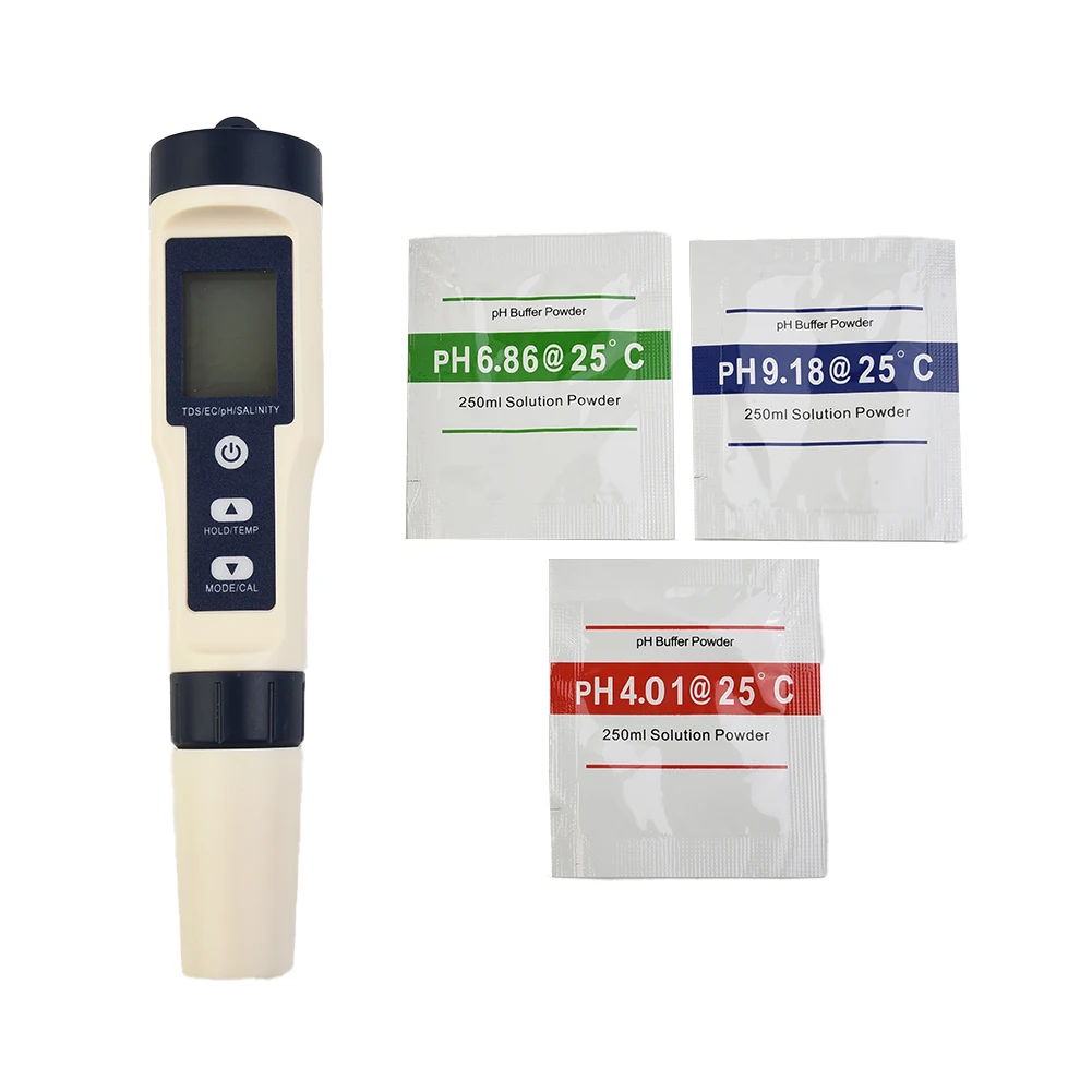 Accurate Measurement 5-in-1 PH Meter EC PH Measurement Fast Results High Accuracy High Precision High Resolution
Accurate Measurement 5-in-1 PH Meter EC PH Measurement Fast Results High Accuracy High Precision High Resolution