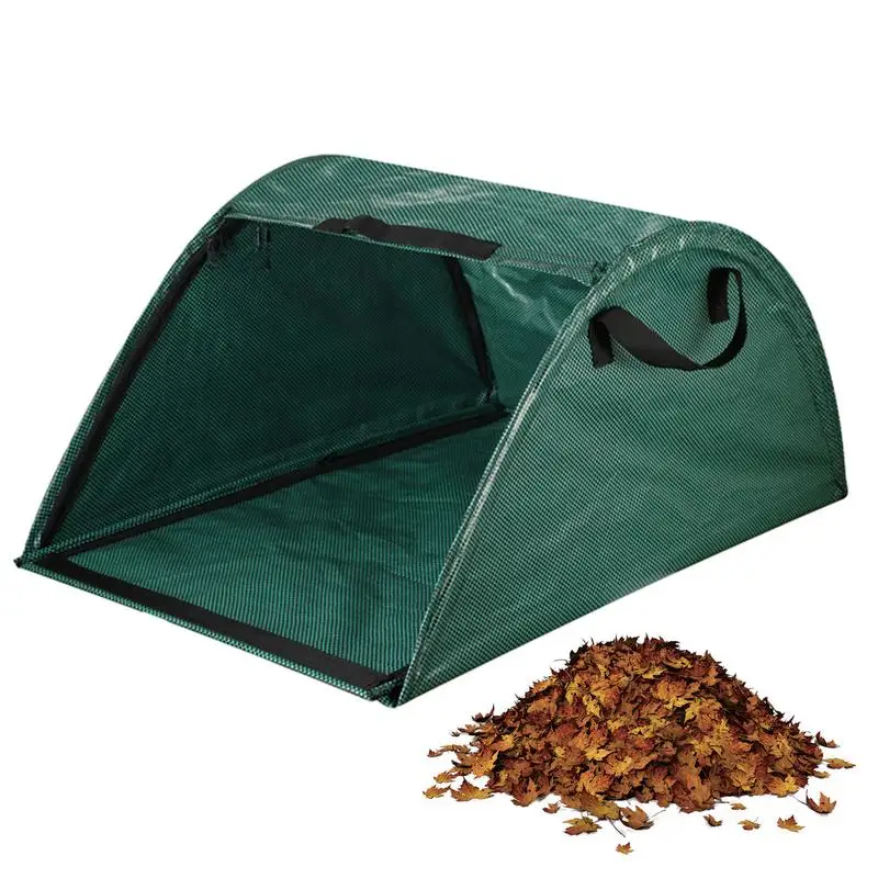 

Leaf Storage Bag Wear-Resistant Gardening Trash Leaf Collector Bag Heavy Duty Leaf Loader Pickup Shovel Container With Handle