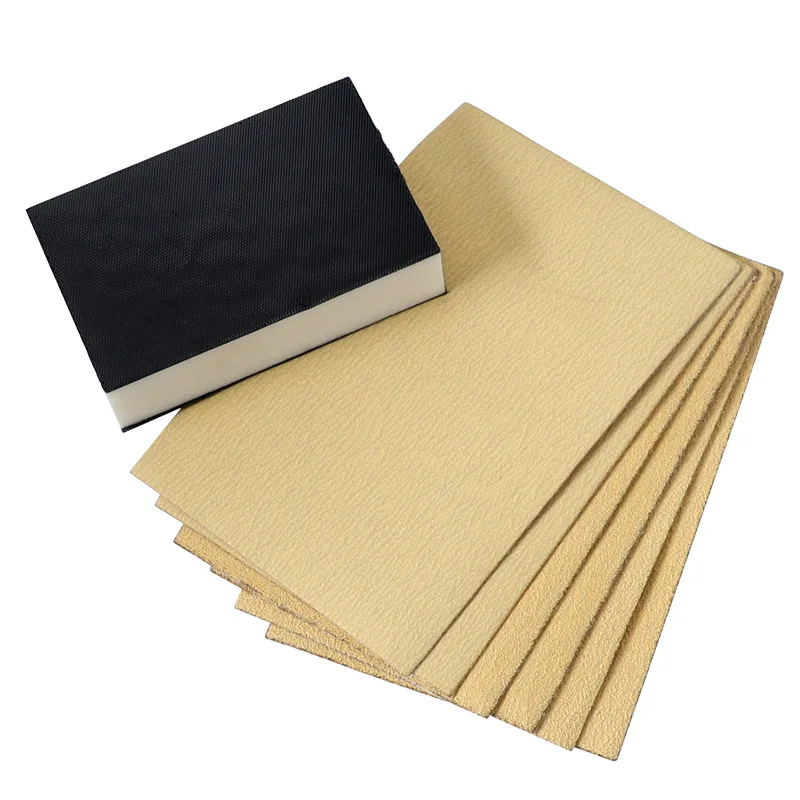 7Pcs/Set Self-adhesive Flocking Sponge Block Yellow Sandpaper Dry Grind Car Putty Powder Polished Back Fleece Sandpaper Sheets
7Pcs/Set Self-adhesive Flocking Sponge Block Yellow Sandpaper Dry Grind Car Putty Powder Polished Back Fleece Sandpaper Sheets