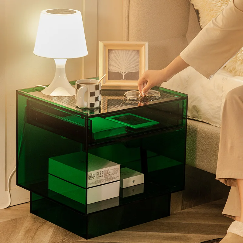 Bedside Table Modern Minimalist Bedside Small Cabinet Home Bedroom Light Luxury High Sense Locker
Bedside Table Modern Minimalist Bedside Small Cabinet Home Bedroom Light Luxury High Sense Locker