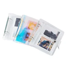 3 Inch Photo Album Kawaii Transparent Laser Loose-leaf Storage Book Cute Mini Polaroid Scrapbook Postcard Holder ID Card Booklet
3 Inch Photo Album Kawaii Transparent Laser Loose-leaf Storage Book Cute Mini Polaroid Scrapbook Postcard Holder ID Card Booklet