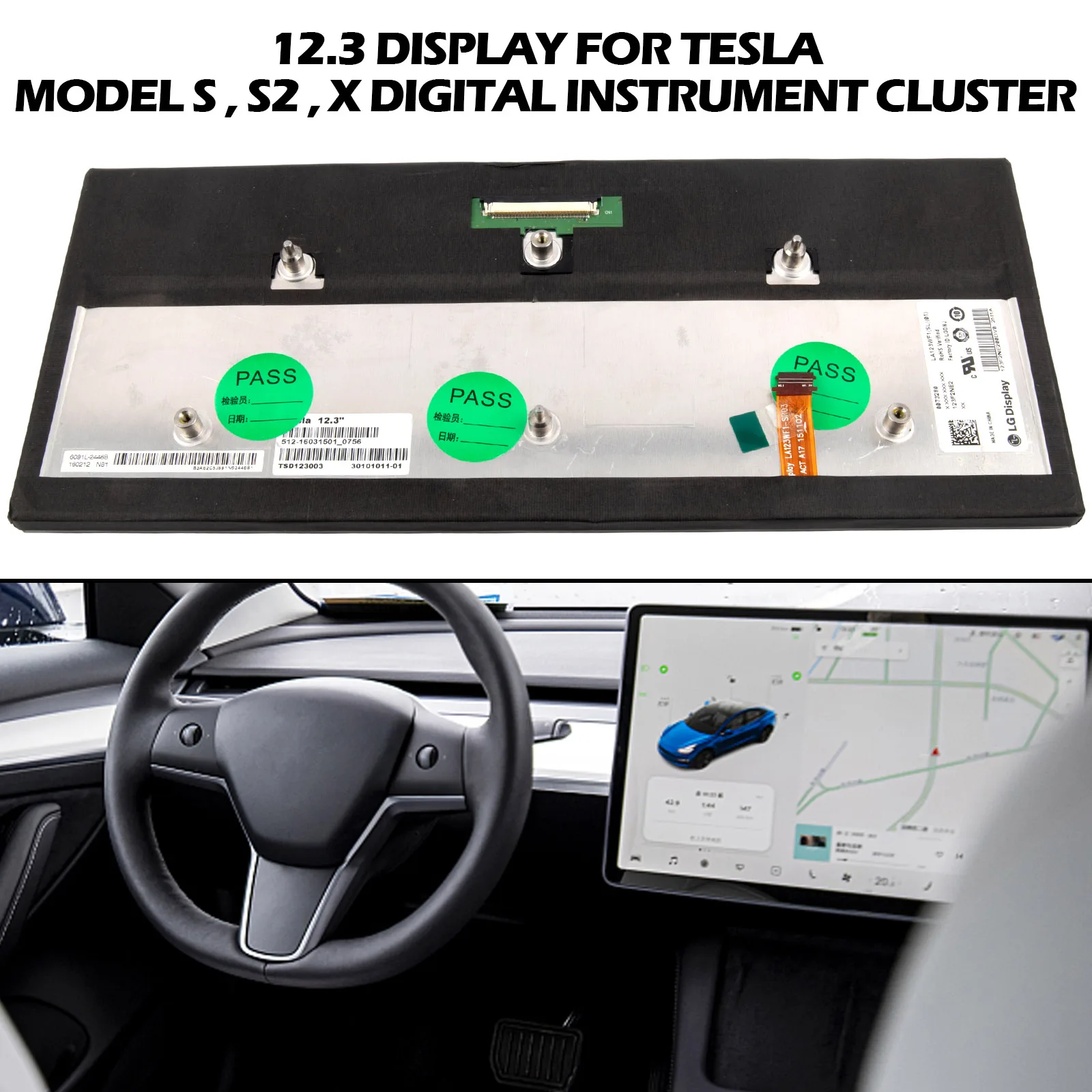 ЖК-дисплей для Цифрового Инструмента Tesla для модели S X LA123WF1(SL)(01), легкая установка, ЖК-дисплей для Цифрового Инструмента
ЖК-дисплей для Цифрового Инструмента Tesla для модели S X LA123WF1(SL)(01), легкая установка, ЖК-дисплей для Цифрового Инструмента