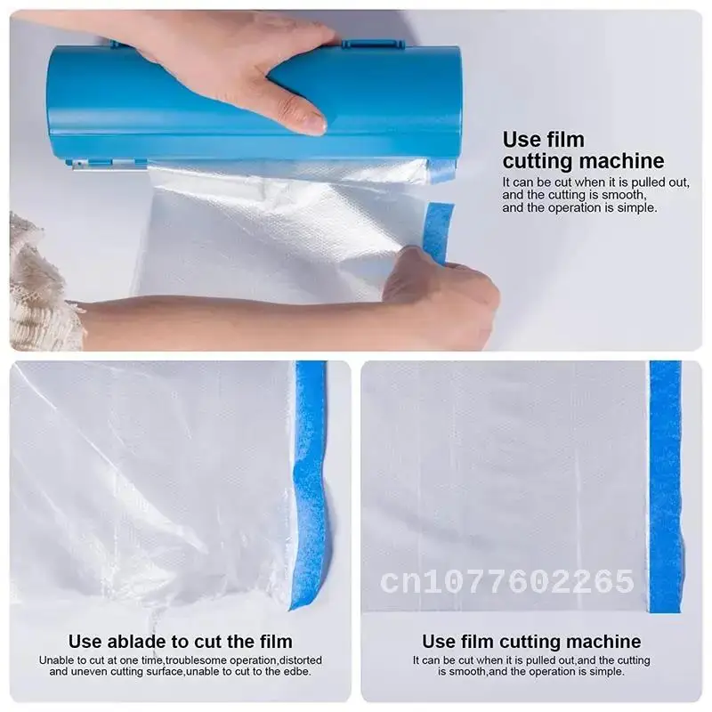 

Adjustable Masking Paper Tool for Car Paint Masking Film Cutting - Dropshipping Masking Film Cutting Tool for Painters Tape