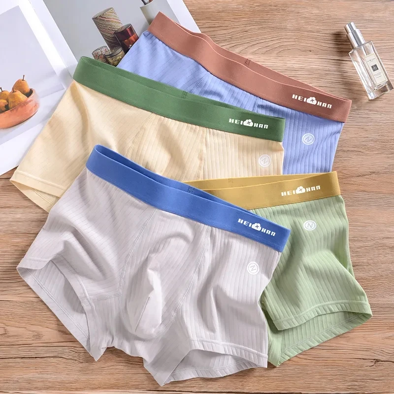 2023 Fashion Men Breathable Soft Simple Boys Underpants Underwear With Flat Bottom Boyfriend Cotton Modal Solid Striped Patchwor
2023 Fashion Men Breathable Soft Simple Boys Underpants Underwear With Flat Bottom Boyfriend Cotton Modal Solid Striped Patchwor