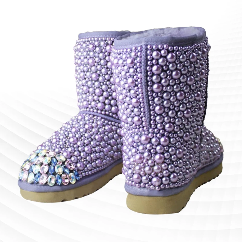 Fashion luxury rhinestone snow boots thick warm non-slip little 100 women wind cotton shoes women
Fashion luxury rhinestone snow boots thick warm non-slip little 100 women wind cotton shoes women