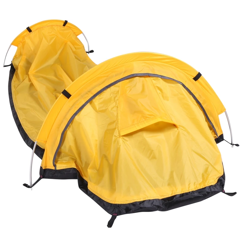 

New-Ultralight Bivvy Tent Single Person Backpacking Bivy Tent Waterproof Bivvy Sack For Outdoor Camping Survival Travel