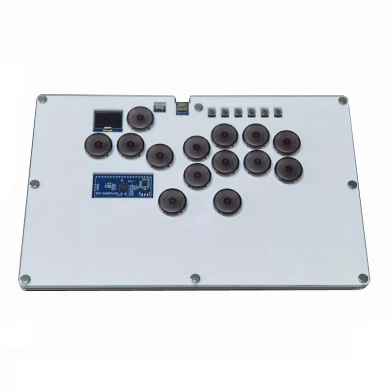 

FULL-Arcade Fighting LED Hot-Swap For Hitbox Leverless Controller Xinput/Dinput Mini Buttons Console For PC/NS/PS4/PS3/Steam