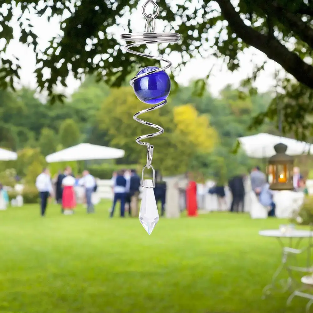 Wind Chimes Rotating Spiral Tail Wind Spinner Chimes Crystal Glass Ball Pendant Outdoor Garden Yard Tree Hanging Decoration
Wind Chimes Rotating Spiral Tail Wind Spinner Chimes Crystal Glass Ball Pendant Outdoor Garden Yard Tree Hanging Decoration