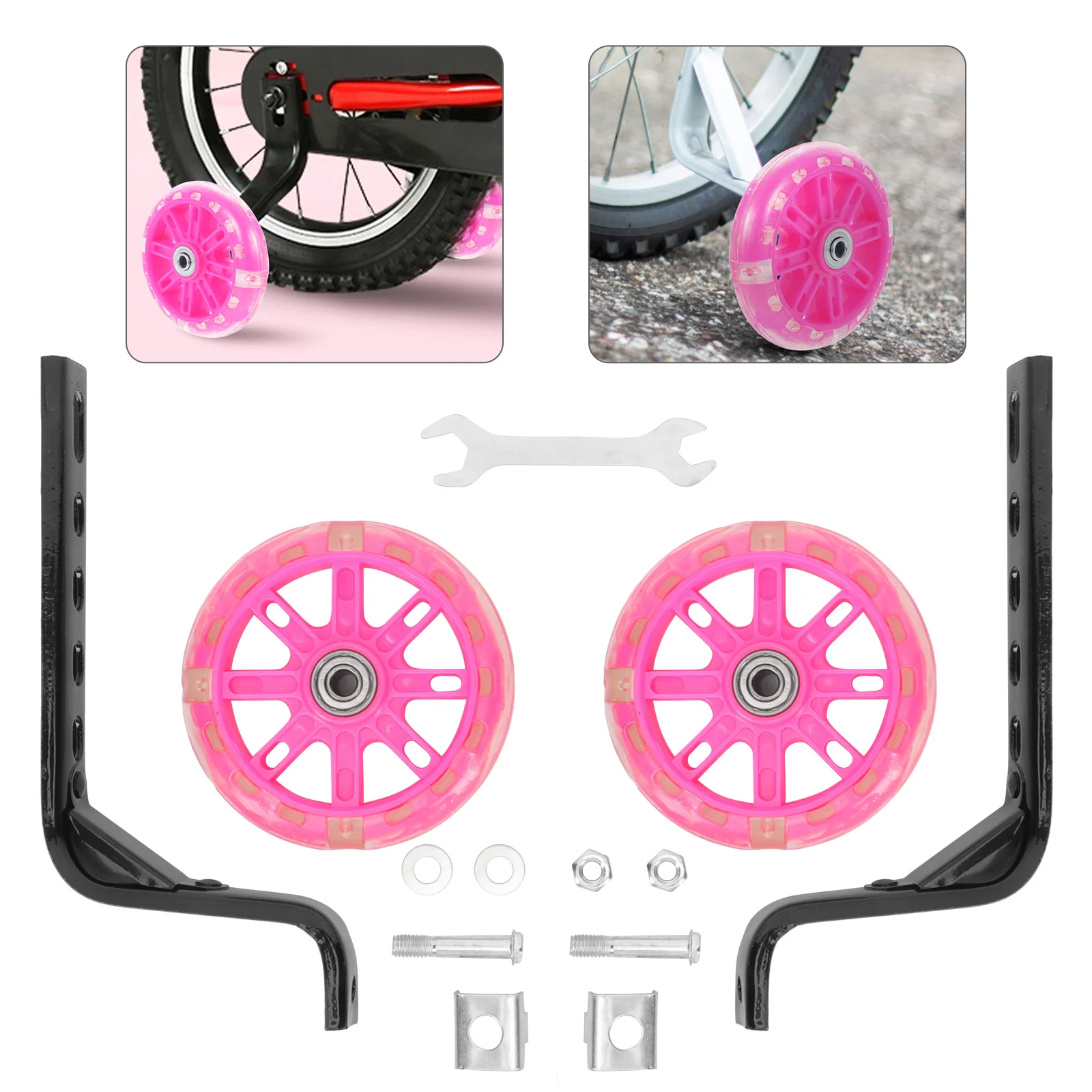 Children Bike Auxiliary Wheels Riding Flash Training Wheels Compatible For 12-20 Inch Protection Balance Secondary Wheel
Children Bike Auxiliary Wheels Riding Flash Training Wheels Compatible For 12-20 Inch Protection Balance Secondary Wheel