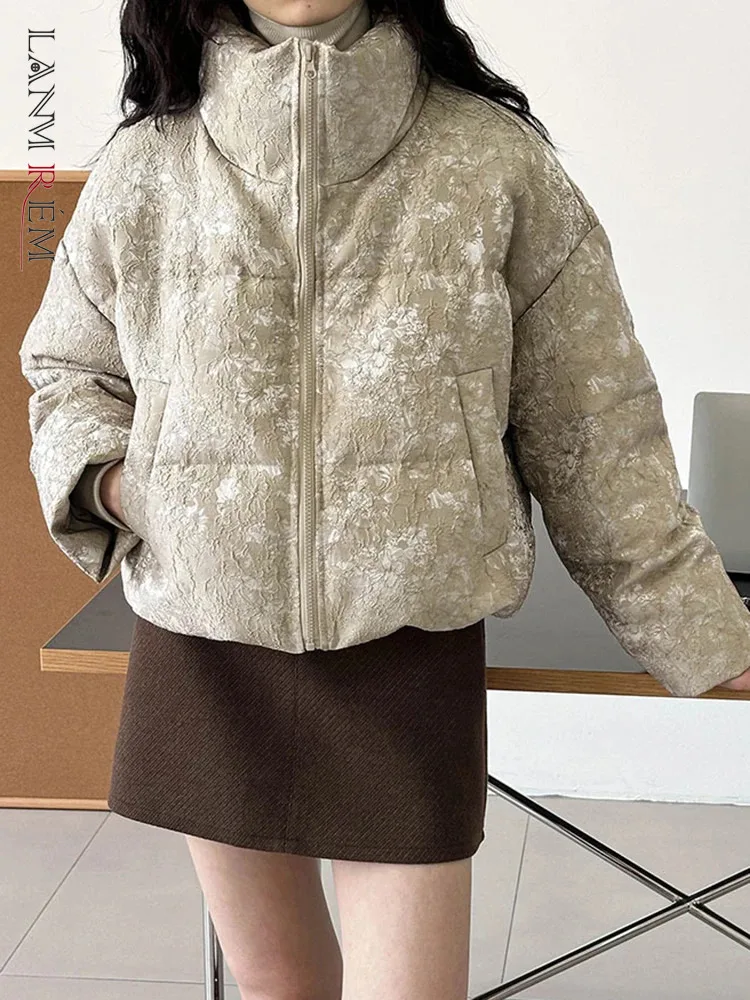 LANMREM Vintage Jacquard Design Down Coat Women Stand Collar Warm Short Cotton Jackets Fashion Winter New Clothing 2AA4655
LANMREM Vintage Jacquard Design Down Coat Women Stand Collar Warm Short Cotton Jackets Fashion Winter New Clothing 2AA4655