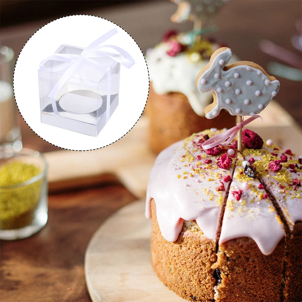 24 Pcs Cake Box Portable Wrapping Boxes Macaron Food Containers Disposable Paper Cup PVC Packaging
24 Pcs Cake Box Portable Wrapping Boxes Macaron Food Containers Disposable Paper Cup PVC Packaging
