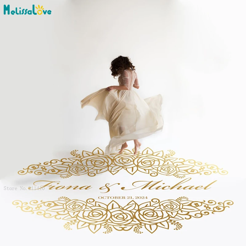 Custom Personalized Name And Date Vinyl Wedding Dance Floor Decals Sticker Removable Hotel Auditorium Decor Murlas YT6874
Custom Personalized Name And Date Vinyl Wedding Dance Floor Decals Sticker Removable Hotel Auditorium Decor Murlas YT6874