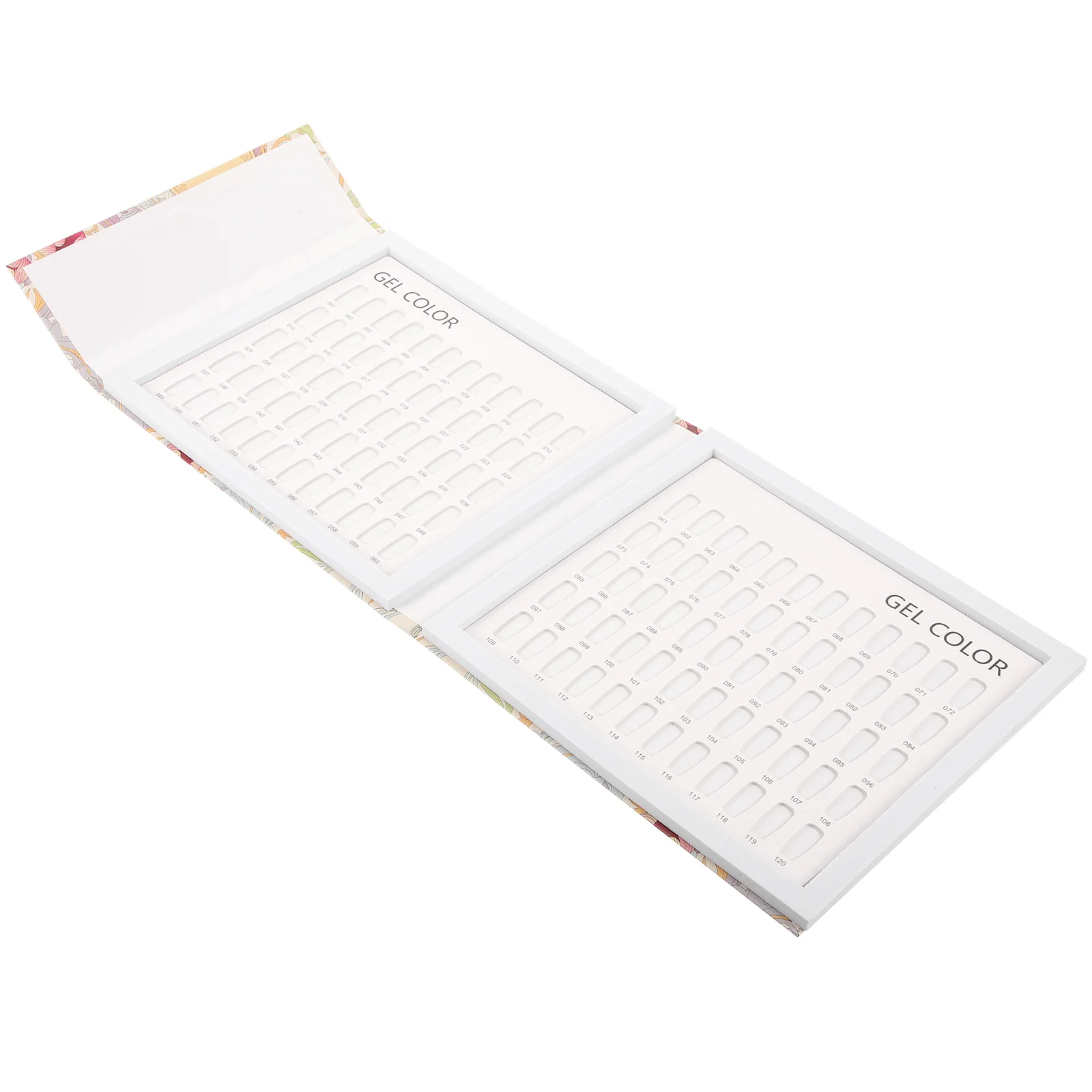 120-Color Nail Color Book Nail Color Sample Plate Nail Color Display Shelf Nail Color Card For Beauty Nail Art Desk 
120-Color Nail Color Book Nail Color Sample Plate Nail Color Display Shelf Nail Color Card For Beauty Nail Art Desk