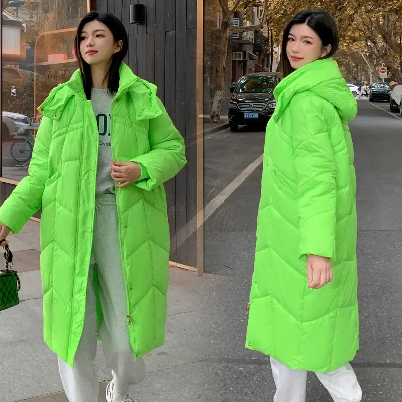 Sandro Rivers 2023 Winter New Women Cotton Padded Jacket Fashion Loose Oversize Hooded Cotton Coat Long Over The Knee Parka Thic
Sandro Rivers 2023 Winter New Women Cotton Padded Jacket Fashion Loose Oversize Hooded Cotton Coat Long Over The Knee Parka Thic