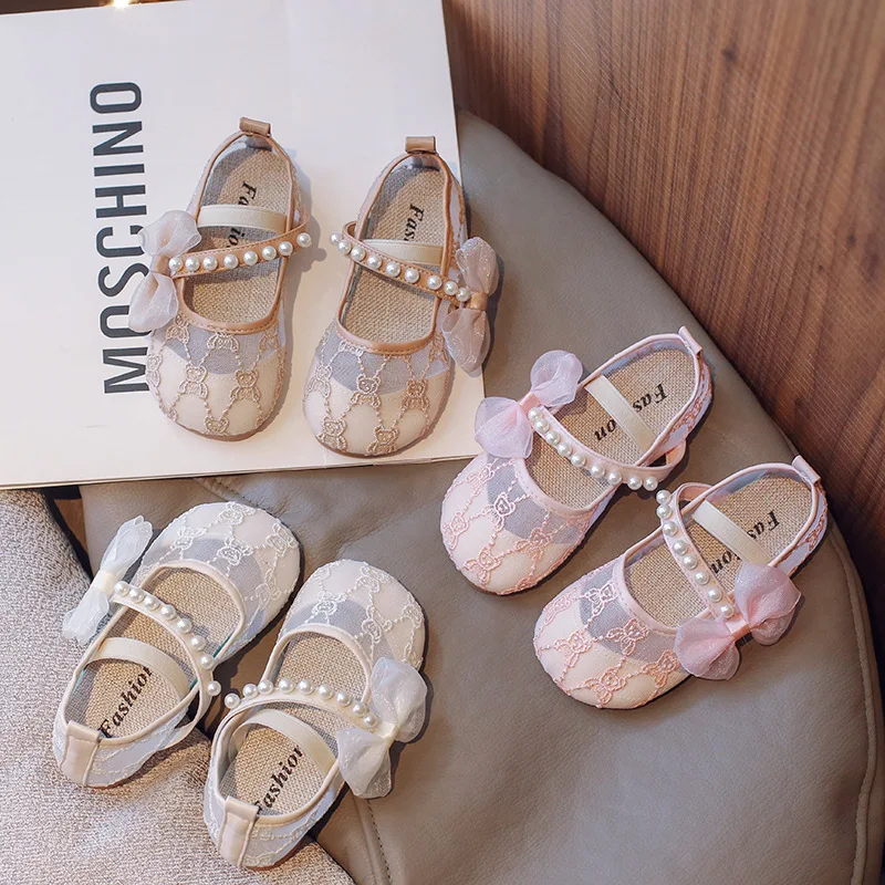 2024 Children Girls Summer Slipper Princess Style Cute Pearl Mesh Bow Design Soft Bottom Non-Slip Kids Indoor Slippers Sandals
2024 Children Girls Summer Slipper Princess Style Cute Pearl Mesh Bow Design Soft Bottom Non-Slip Kids Indoor Slippers Sandals