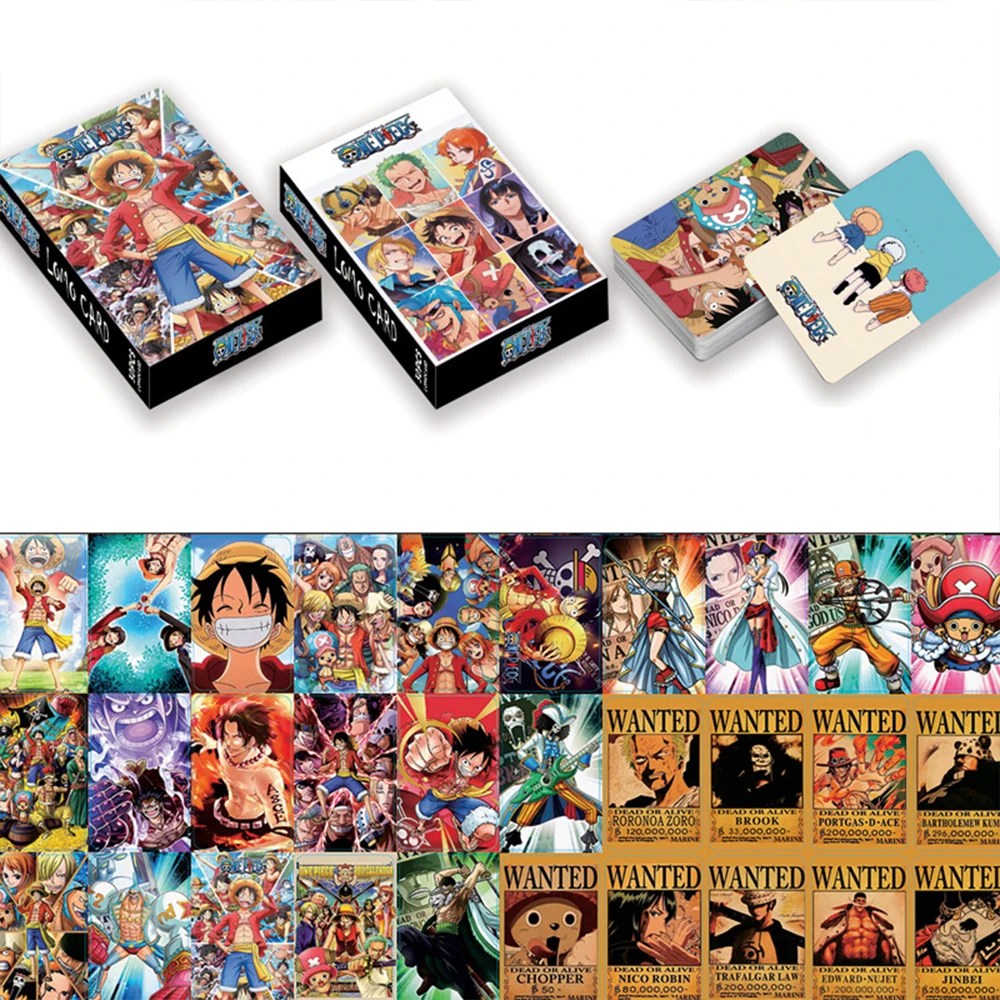 Anime One Piece Small Cards Cartoon Double-Sided Lomo Cards Boys Girls Collection Game Toys Postcards Bookmark Greeting Card
Anime One Piece Small Cards Cartoon Double-Sided Lomo Cards Boys Girls Collection Game Toys Postcards Bookmark Greeting Card