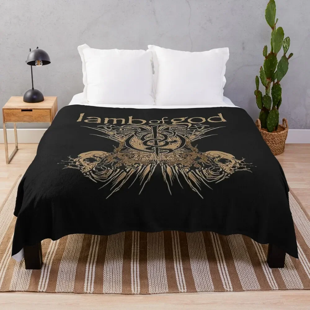 

New lamb of god band Throw Blanket For Decorative Sofa Vintage wednesday Blankets