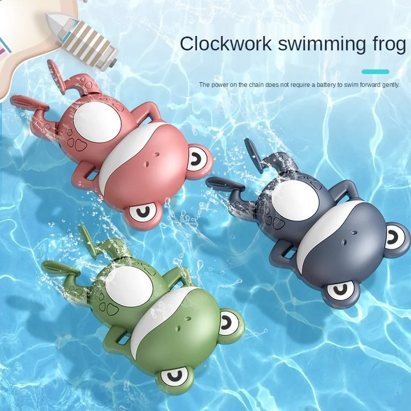 Creativity Child Play In The Water on The Chain Clockwork Swim Backstroke Little Frog Baby Bathe Cute Appease Animal Toy Gift
Creativity Child Play In The Water on The Chain Clockwork Swim Backstroke Little Frog Baby Bathe Cute Appease Animal Toy Gift