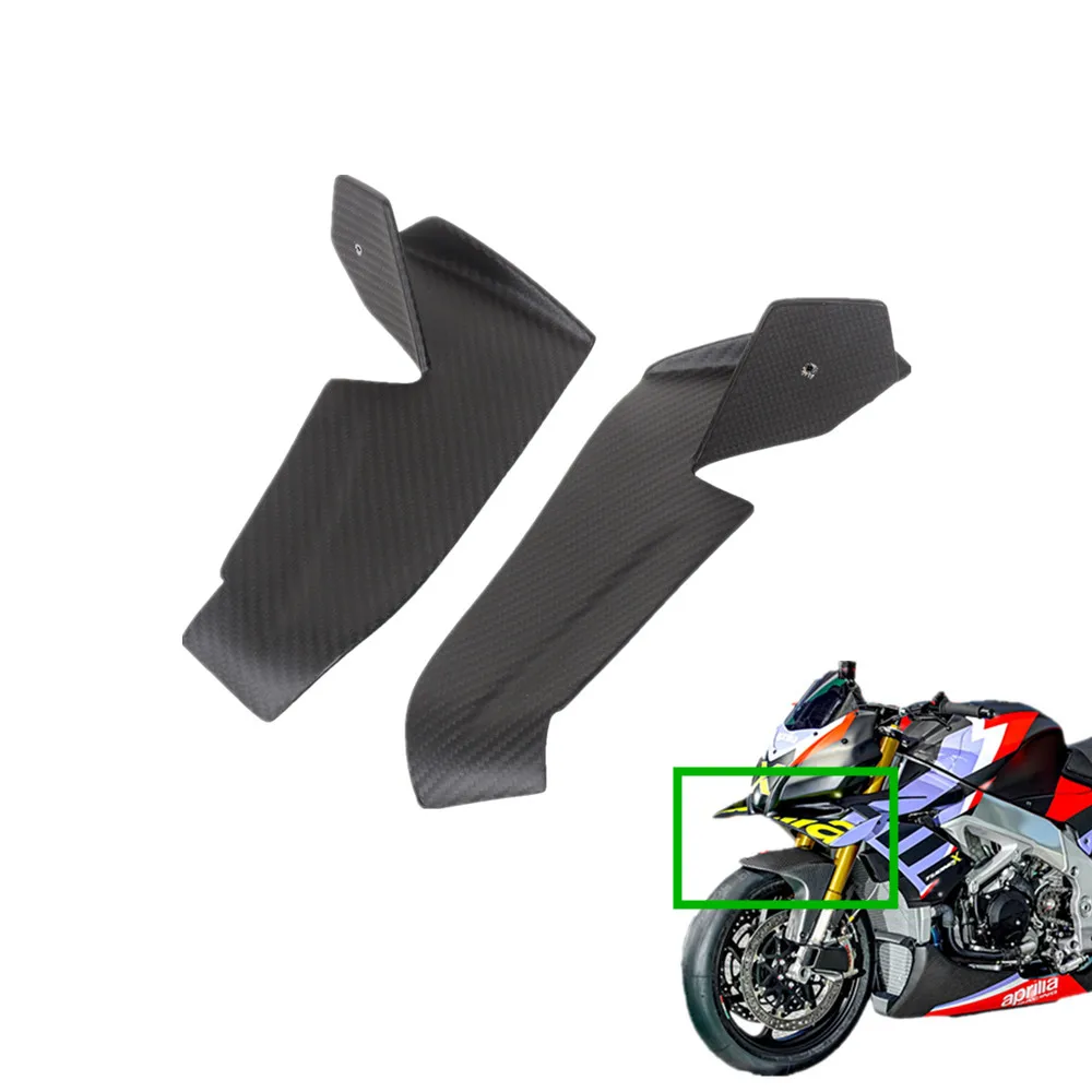 MOTO4U Carbon Fiber Winglet Wind Air Deflector Spoiler Motorcycle Parts Matt Accessories Protection For Aprilia RS660 RS 660
MOTO4U Carbon Fiber Winglet Wind Air Deflector Spoiler Motorcycle Parts Matt Accessories Protection For Aprilia RS660 RS 660