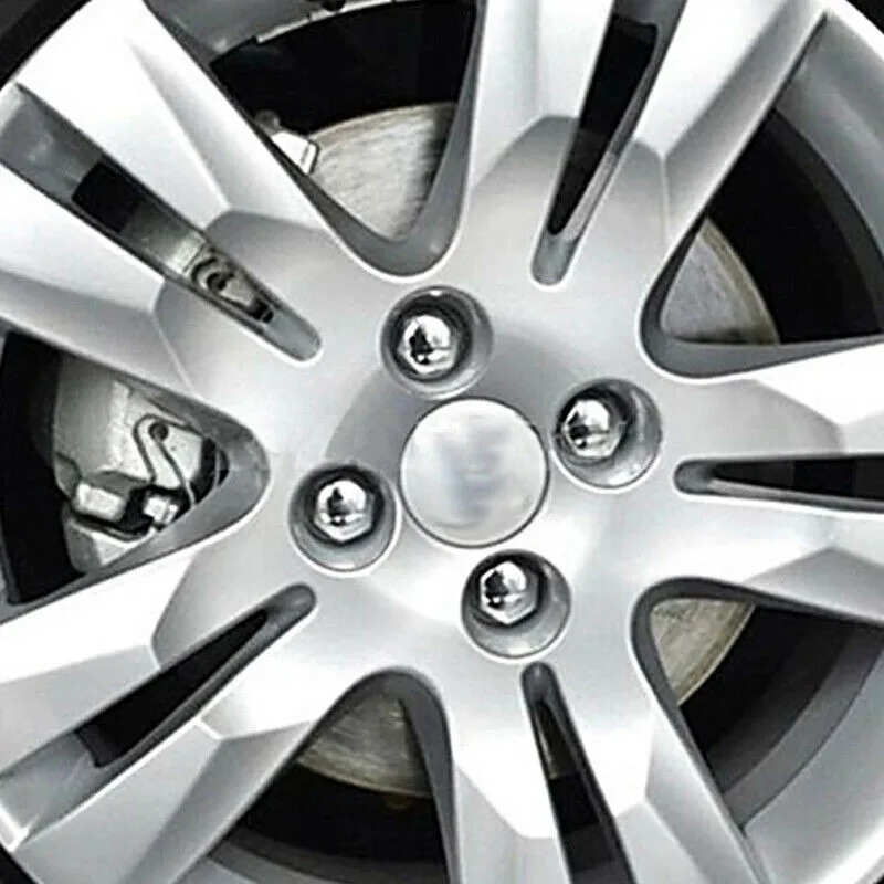Protect and Enhance Your For CAR Wheels with 17mm Smooth Silver Nut Bolt Covers Set of 20 with Removal Tool Included
Protect and Enhance Your For CAR Wheels with 17mm Smooth Silver Nut Bolt Covers Set of 20 with Removal Tool Included